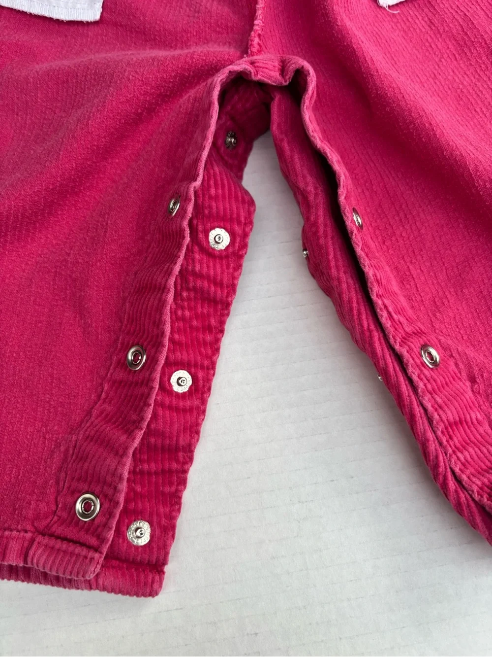 VINTAGE OshKosh B'gosh Fuchsia Corduroy Overalls for Kids